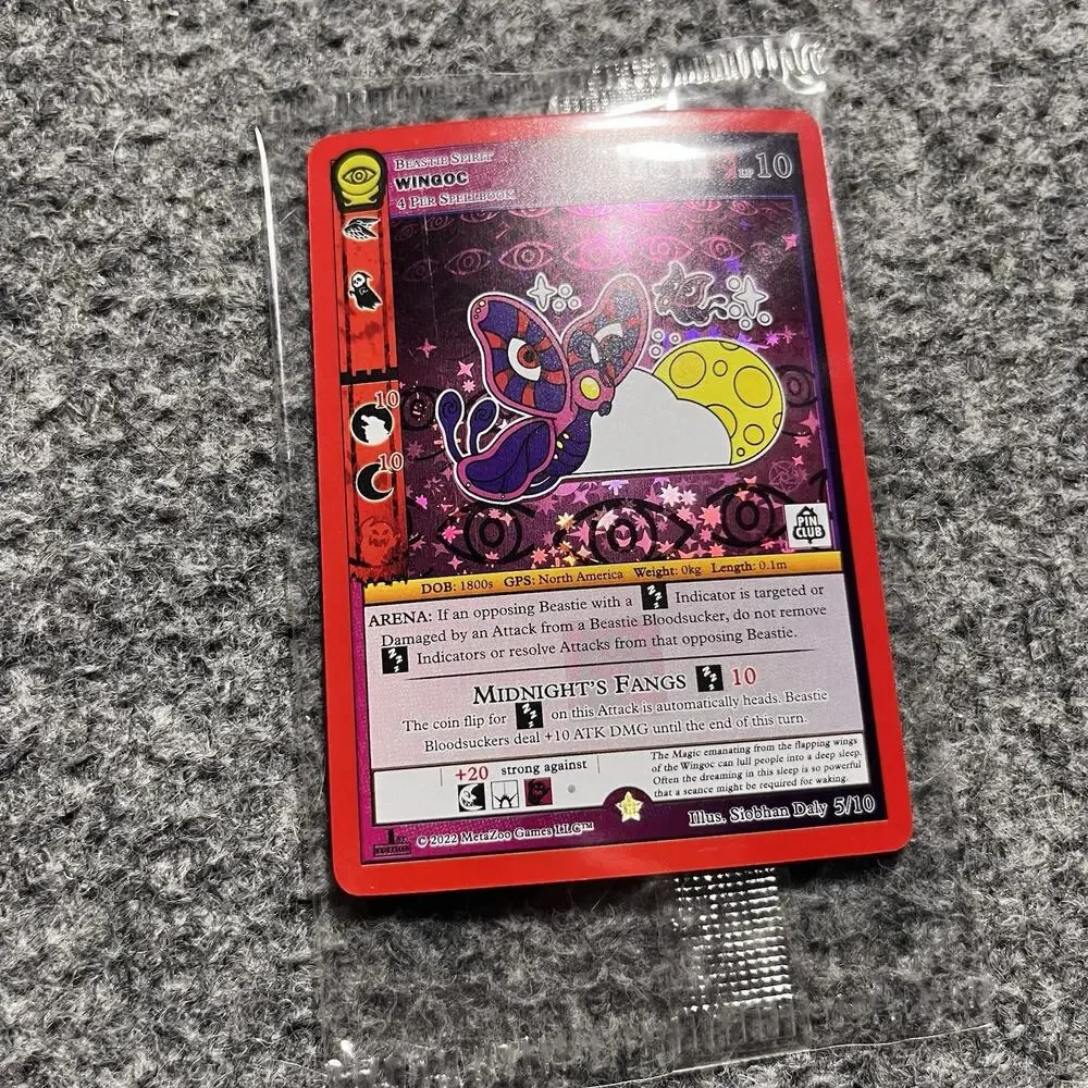 Metazoo Seance Pin Club Wingoc 5/10 Full Holo Sealed